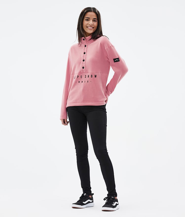 Comfy W Fleece Sweater Women Pink