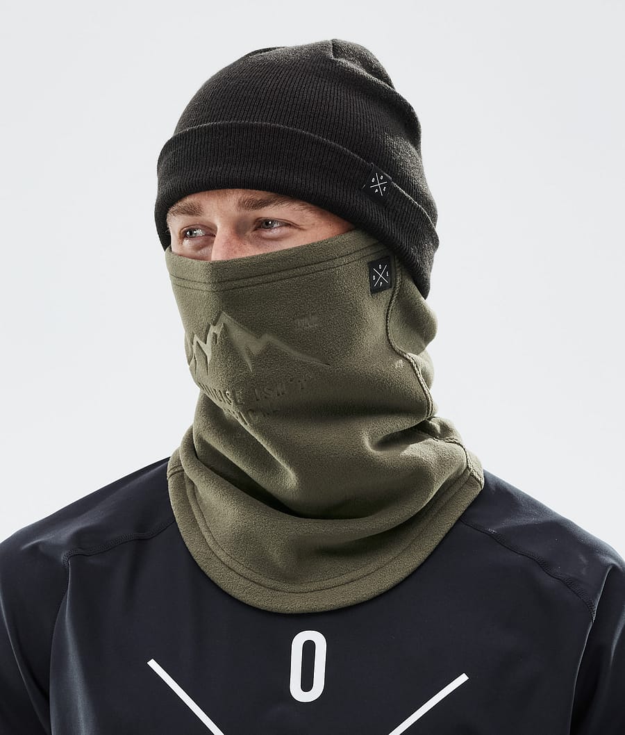 Cozy Tube Facemask Olive Green