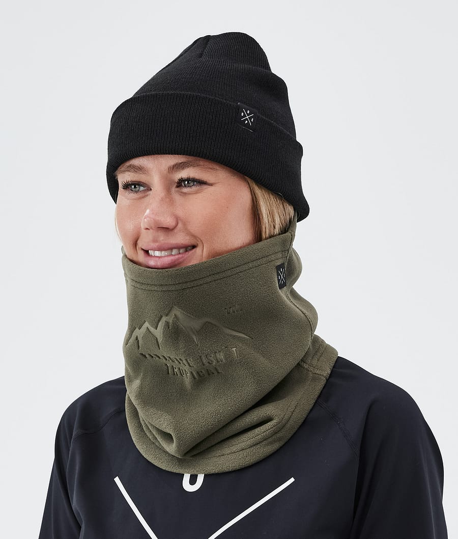 Cozy Tube Facemask Olive Green