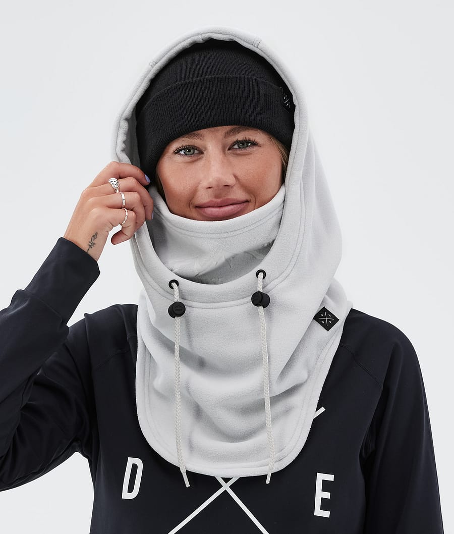 Cozy Hood II Facemask Light Grey