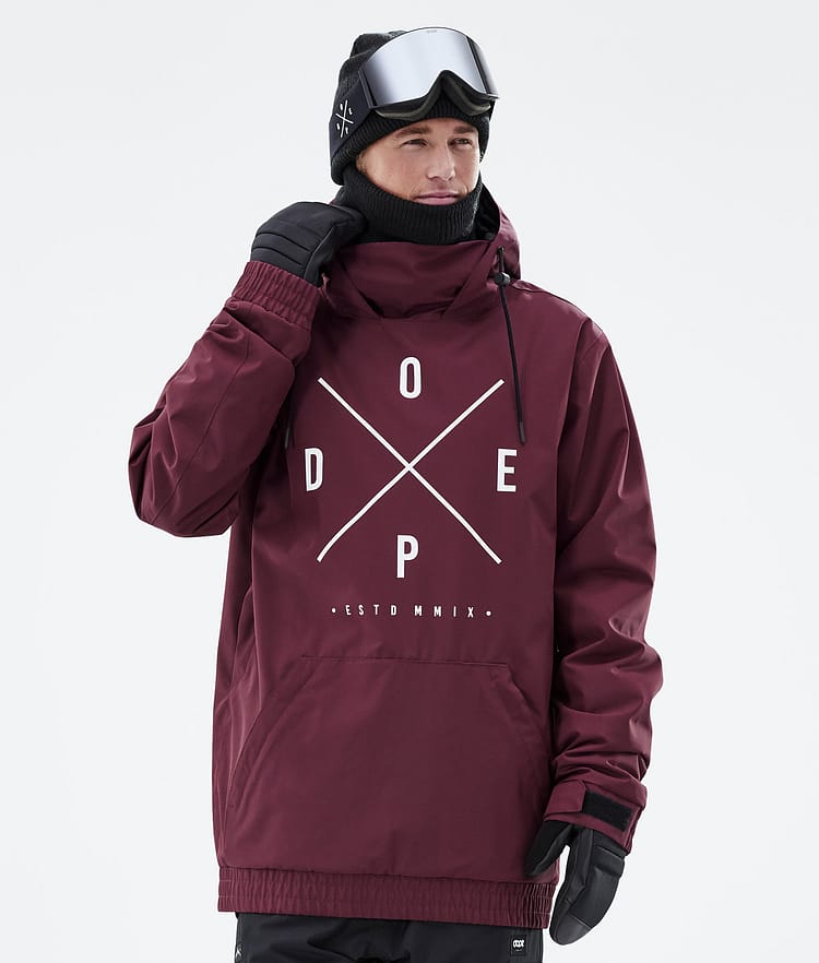 Migoo Veste de Ski Homme 2X-Up Burgundy