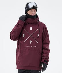 Dope Migoo Veste Snowboard Homme 2X-Up Burgundy