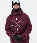 Migoo Kurtka Snowboardowa Mężczyźni 2X-Up Burgundy