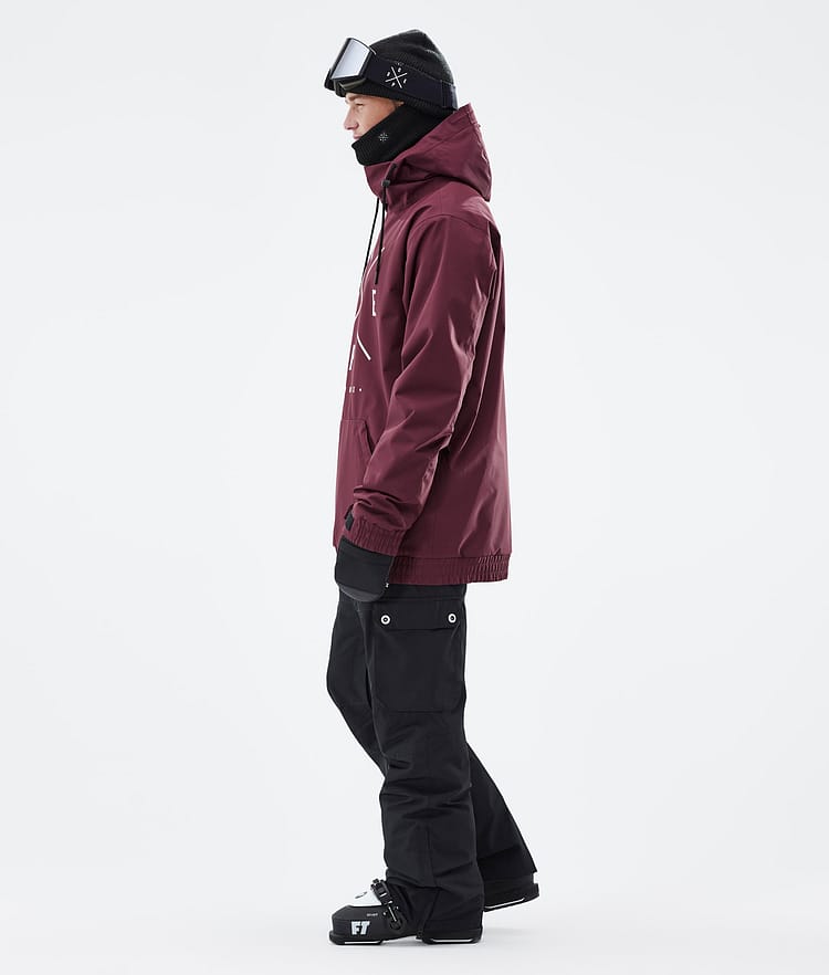 Migoo Ski Jacket Men 2X-Up Burgundy