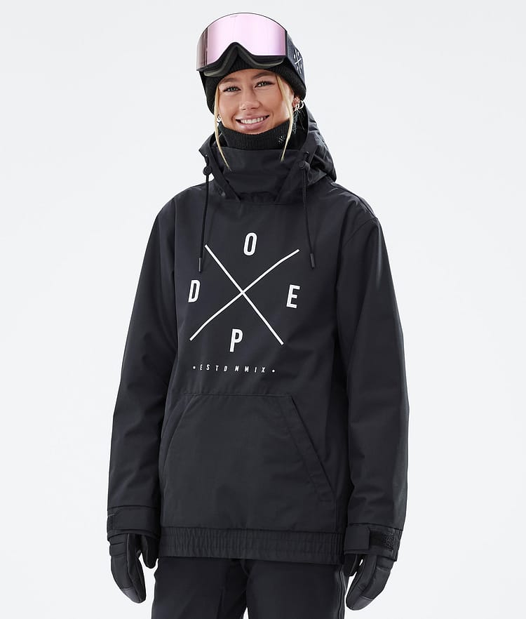 Migoo W Skijacke Damen 2X-Up Black