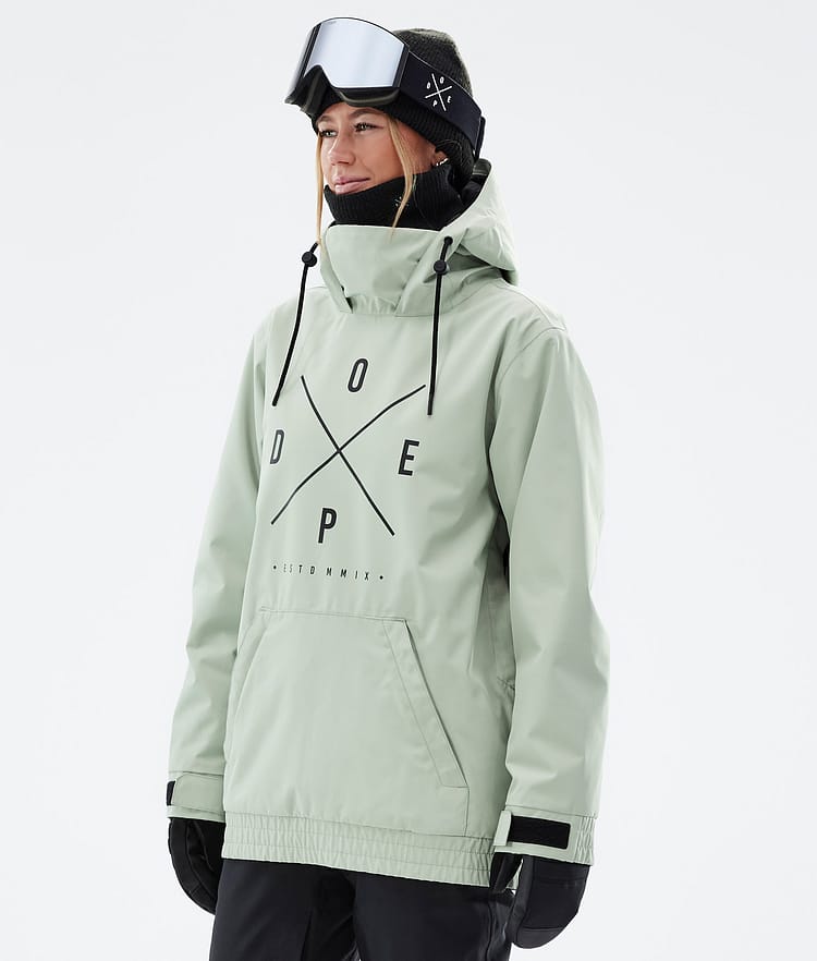 Migoo W Veste Snowboard Femme 2X-Up Soft Green, Image 1 sur 8