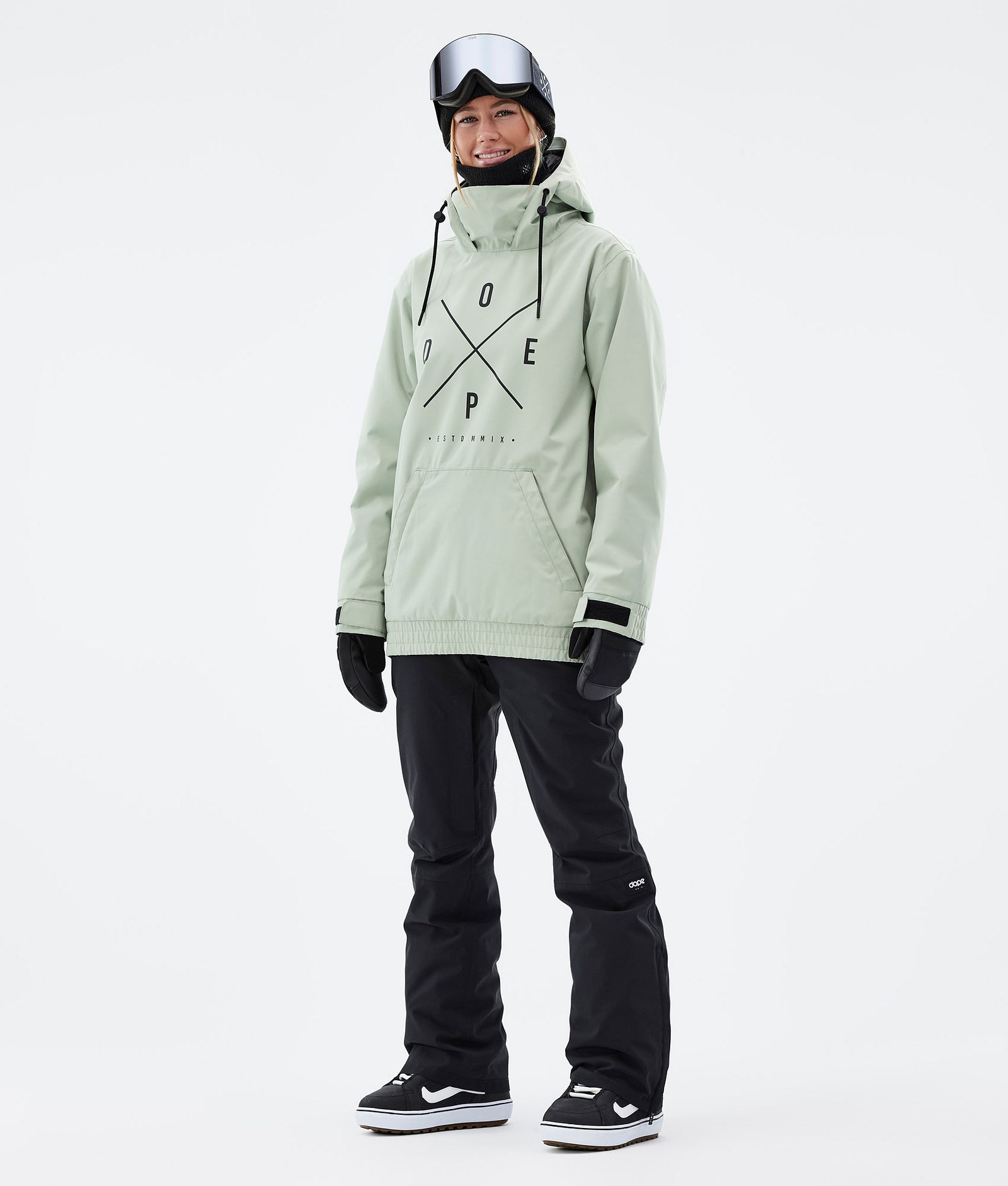 Migoo W Snowboardjacke Damen 2X-Up Soft Green, Bild 3 von 8