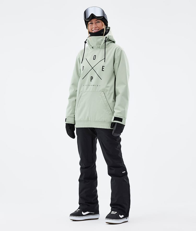 Migoo W Giacca Snowboard Donna 2X-Up Soft Green