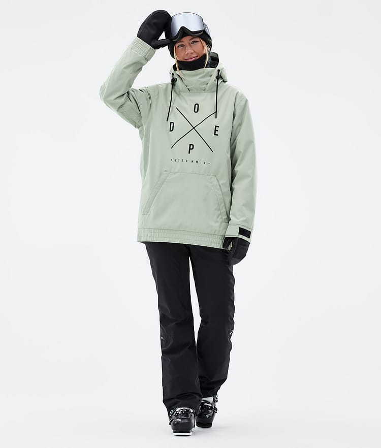 Migoo W Ski jas Dames 2X-Up Soft Green, Afbeelding 3 van 8