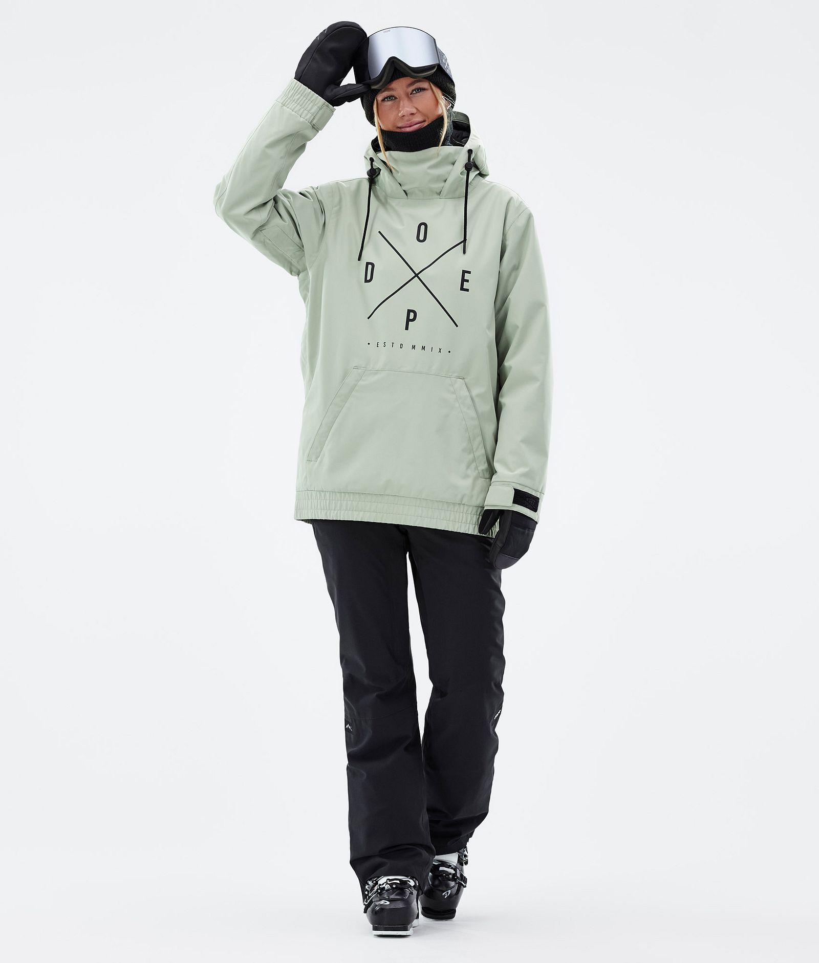 Migoo W Ski jas Dames 2X-Up Soft Green