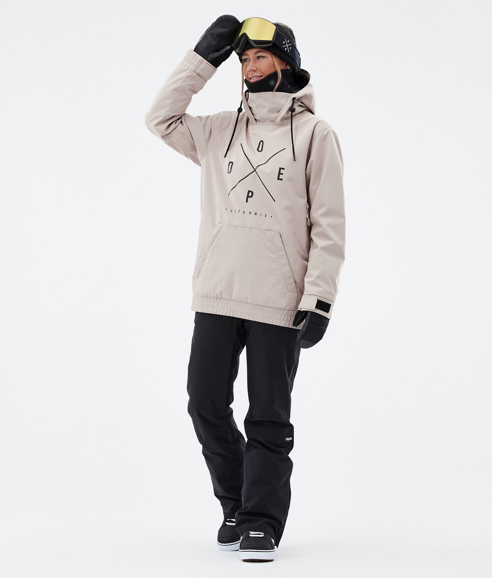 Migoo W Snowboard Jacket Women 2X-Up Sand, Image 3 of 8