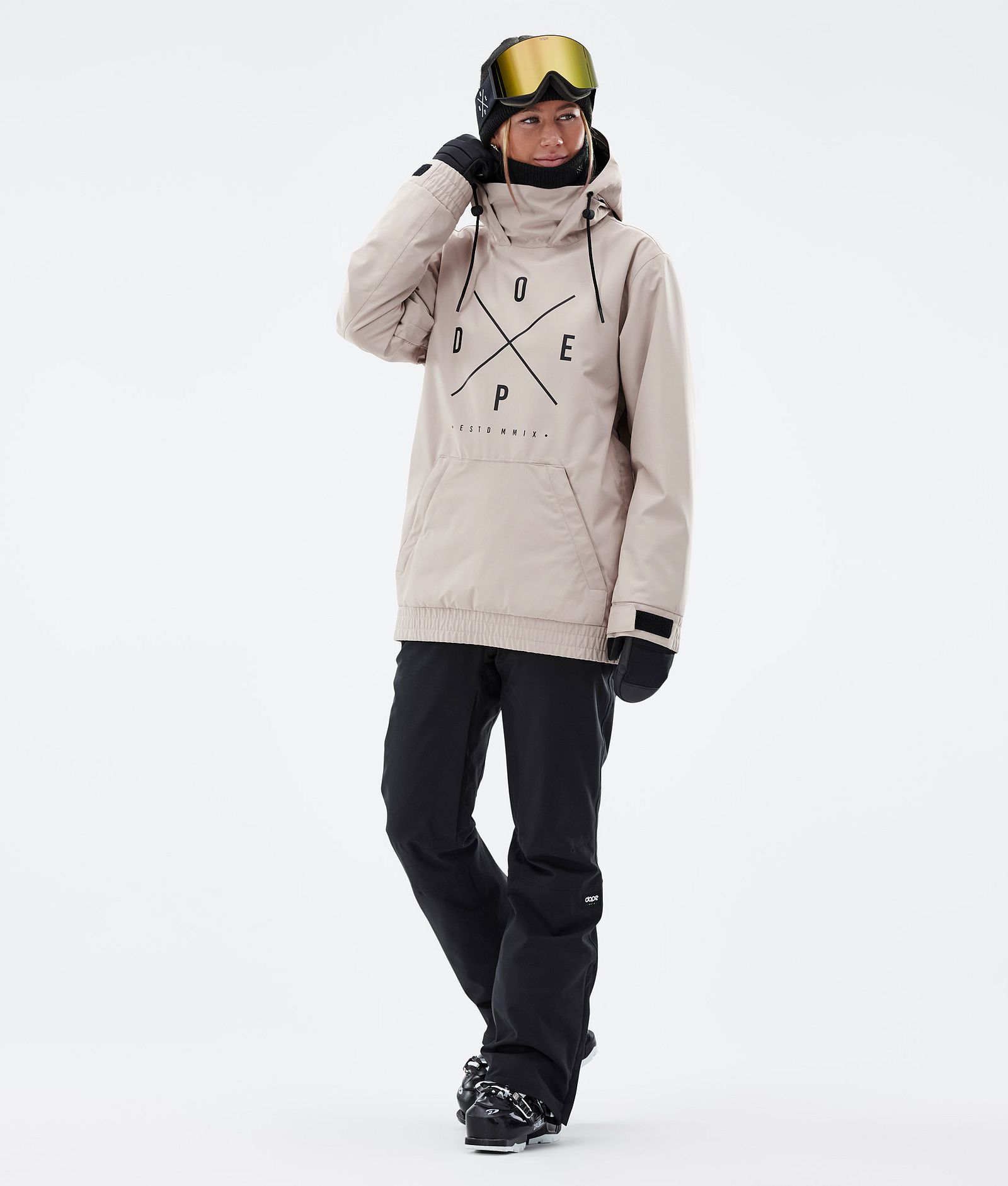 Migoo W スキージャケット レディース 2X-Up Sand