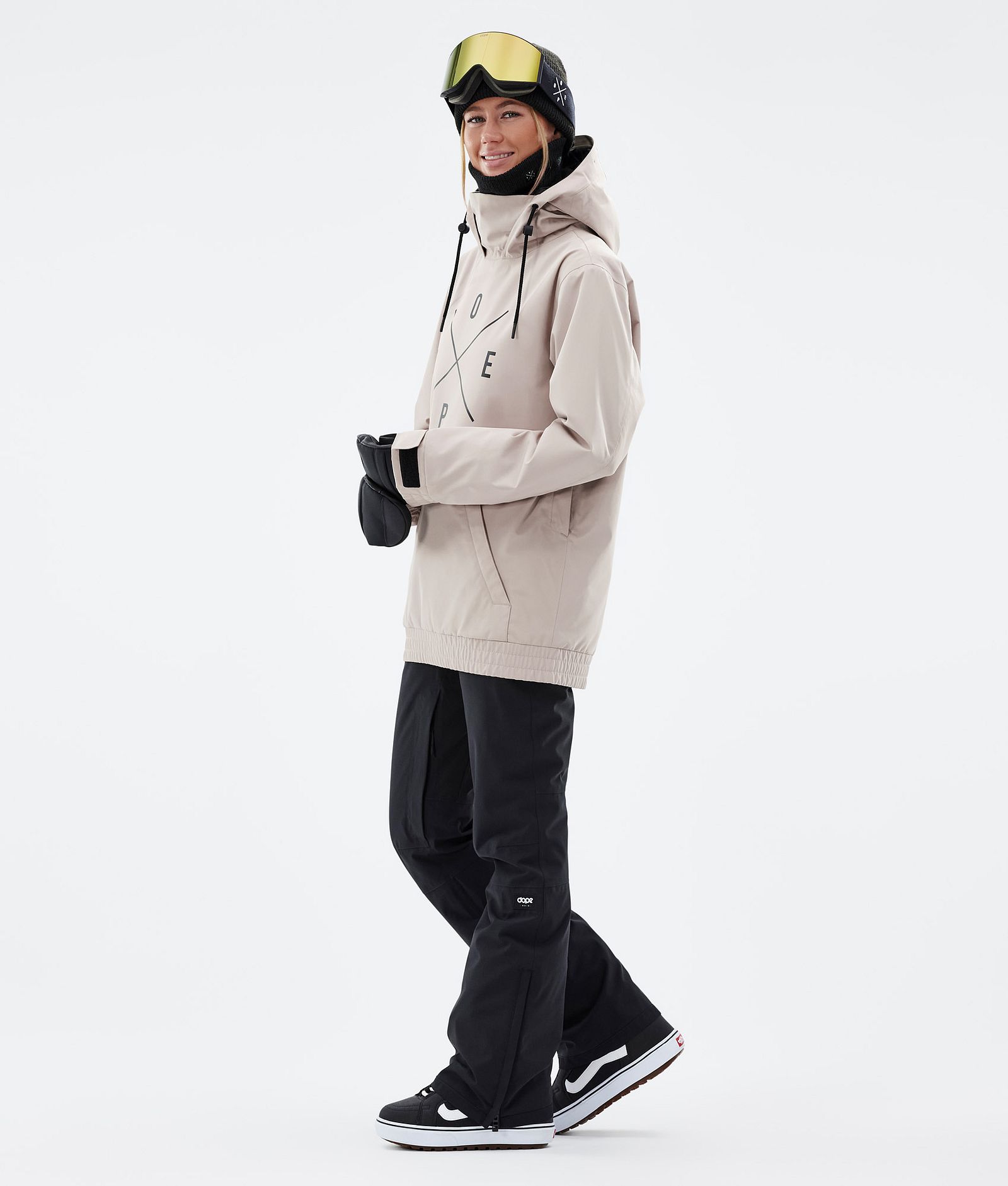 Migoo W Snowboard Jacket Women 2X-Up Sand, Image 4 of 8