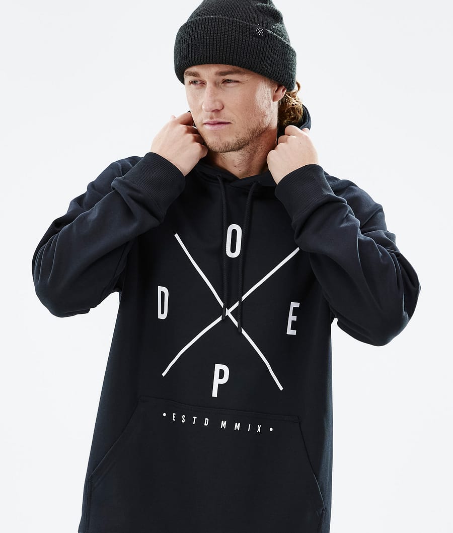 Common Hoodie Men 2X-Up Black