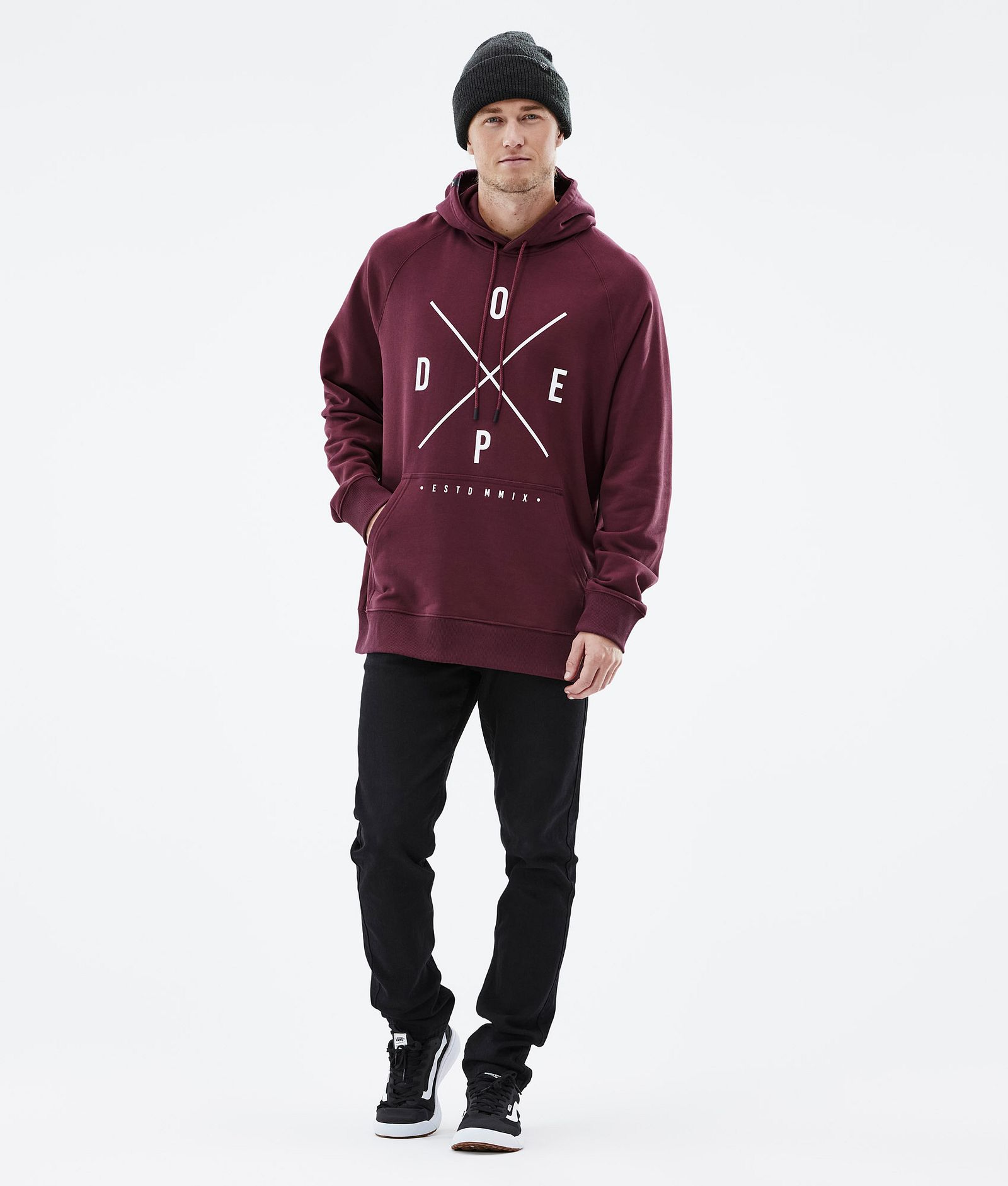 Common 2022 Hoodie Herren 2X-Up Burgundy, Bild 4 von 6