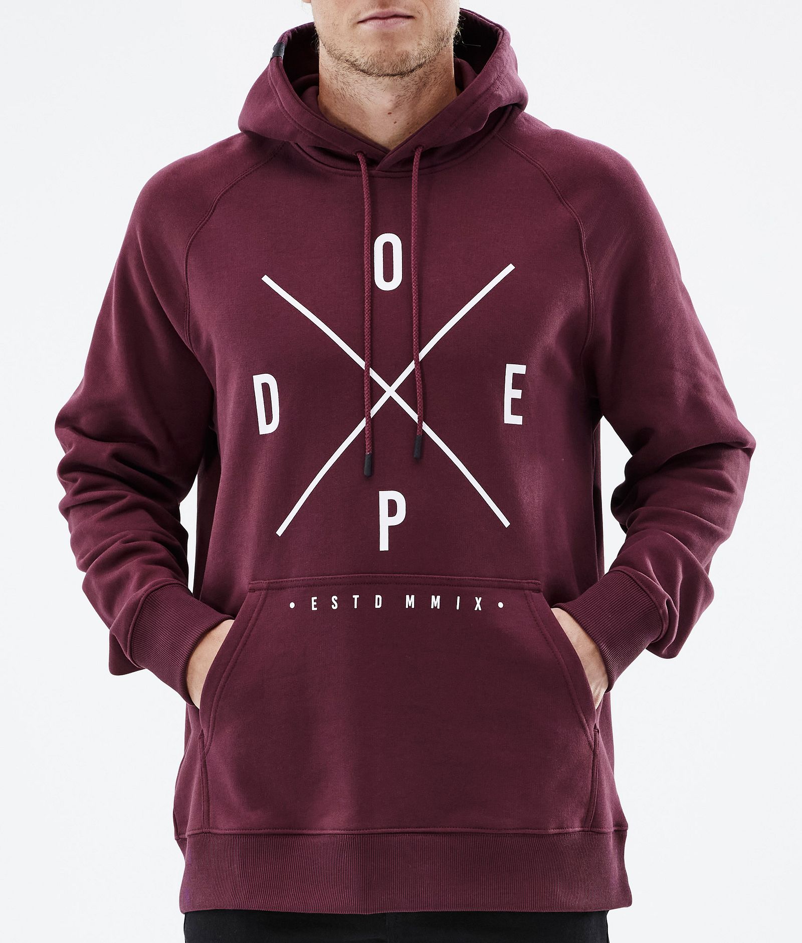 Common 2022 Hoodie Herren 2X-Up Burgundy, Bild 6 von 6