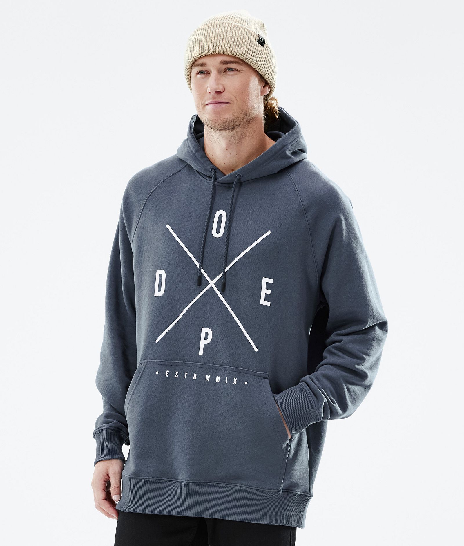 Dope Common 2022 Hoodie Men 2X-Up Metal Blue | Dopesnow.com