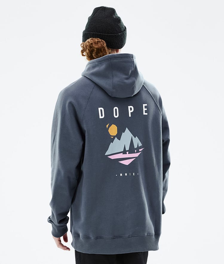 Dope Common 2022 Hoodie Men Pine Metal Blue | Dopesnow.com