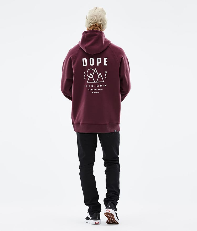 Common 2022 Sweat à capuche Homme Summit Burgundy