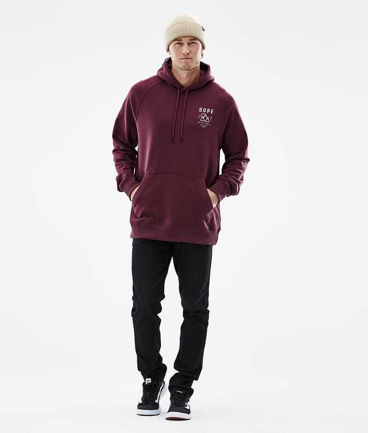 Common 2022 Sweat à capuche Homme Summit Burgundy