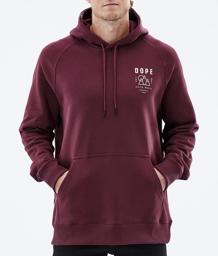 Common 2022 Sudadera con Capucha Hombre Summit Burgundy