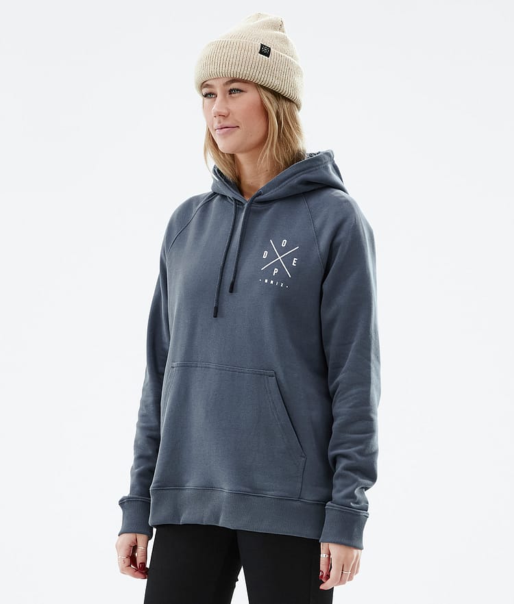 Common W 2022 Hoodie Dame 2X-Up Metal Blue