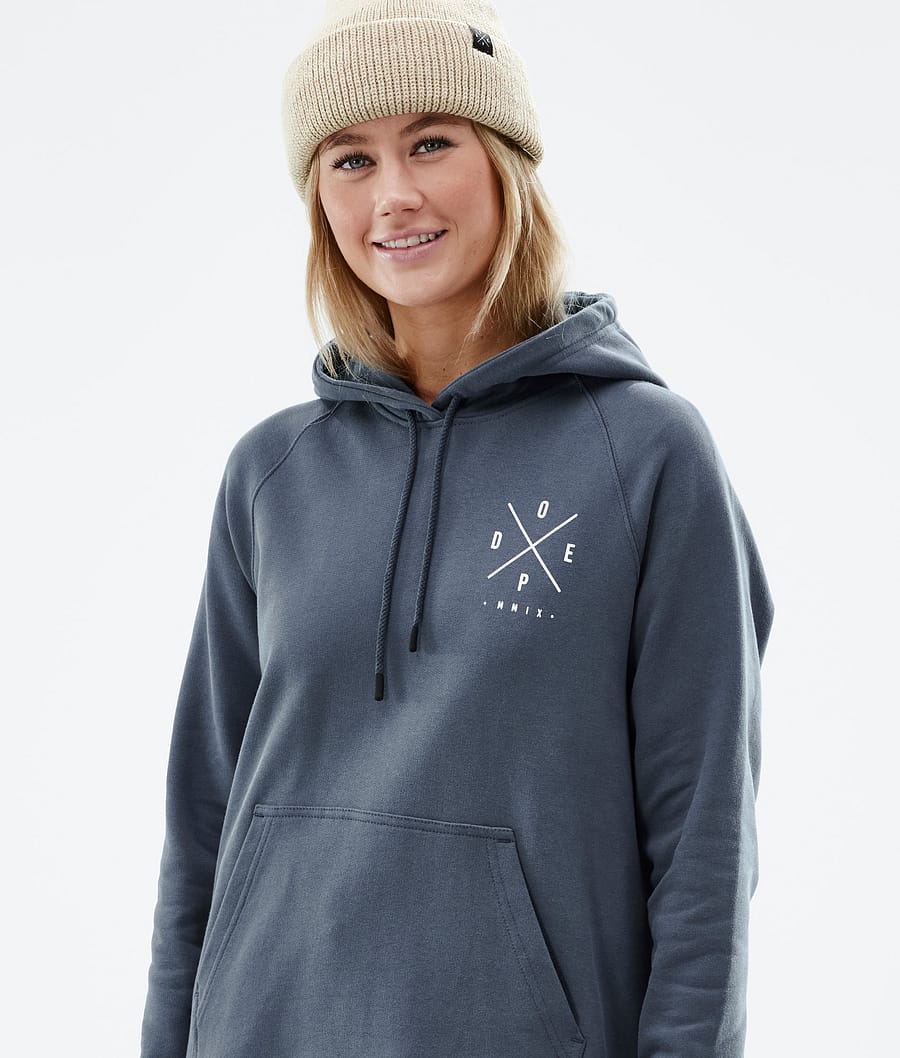 Common W 2022 Hoodie Women 2X-Up Metal Blue