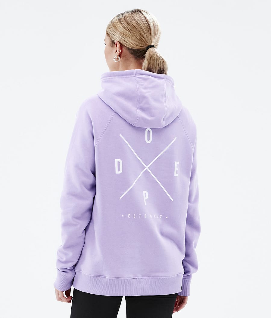 Common W Hoodie Damen 2X-Up Faded Violet