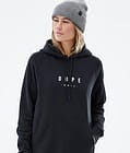 Common W 2022 Sweat à capuche Femme Peak Black, Image 3 sur 6