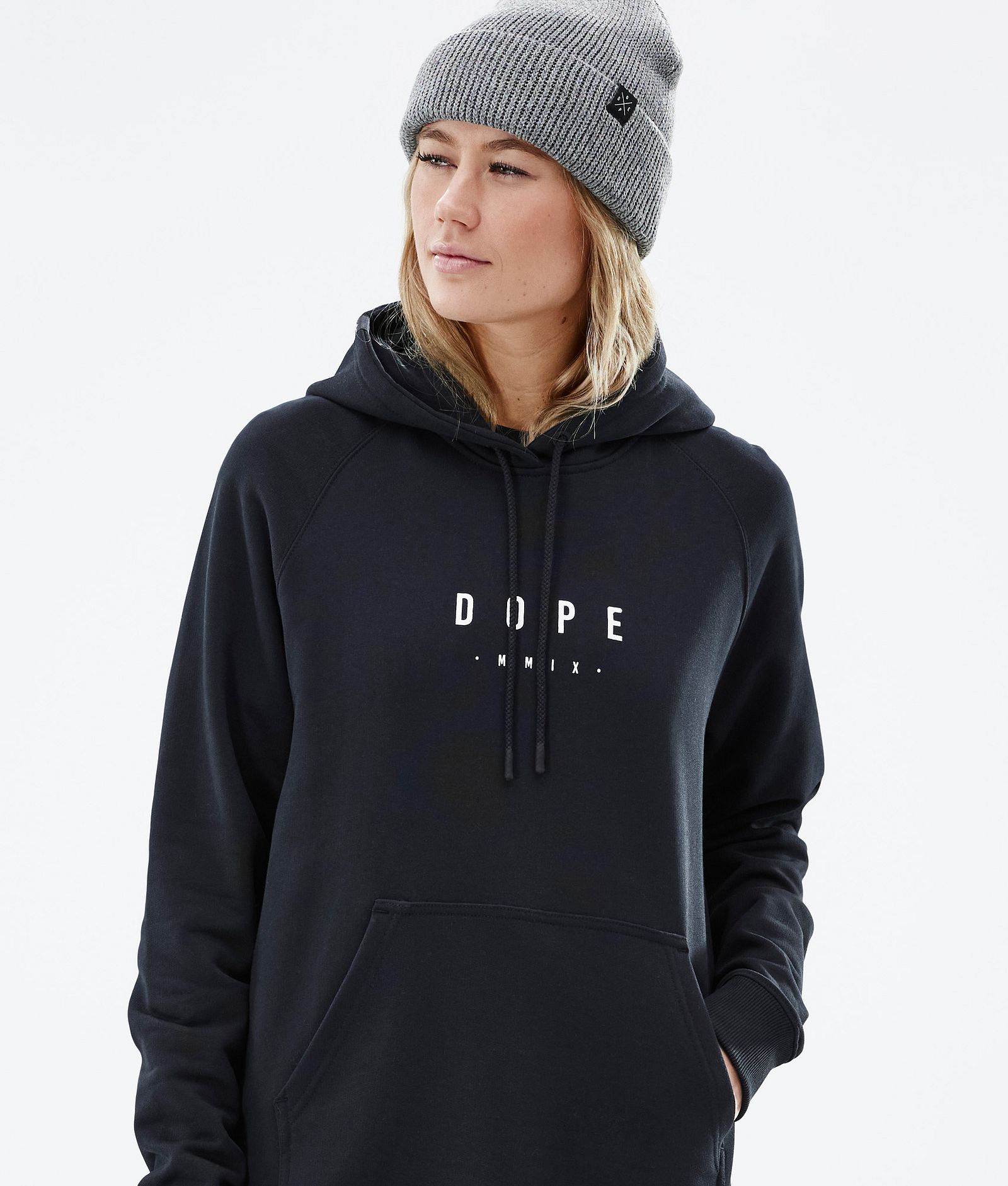 Common W 2022 Sweat à capuche Femme Peak Black, Image 3 sur 6