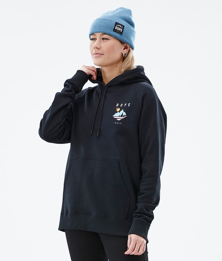 Common W 2022 Sweat à capuche Femme Pine Black