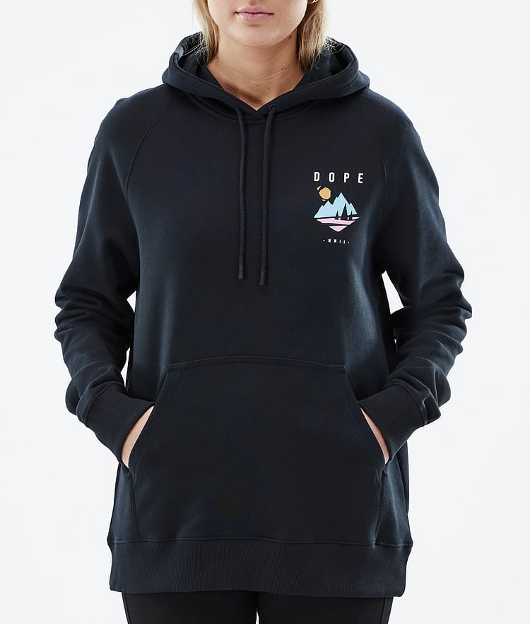 Common W 2022 Sweat à capuche Femme Pine Black