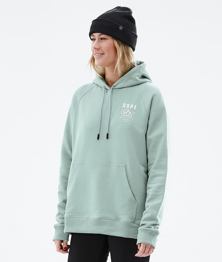 Common W 2022 Sweat à capuche Femme Summit Faded Green