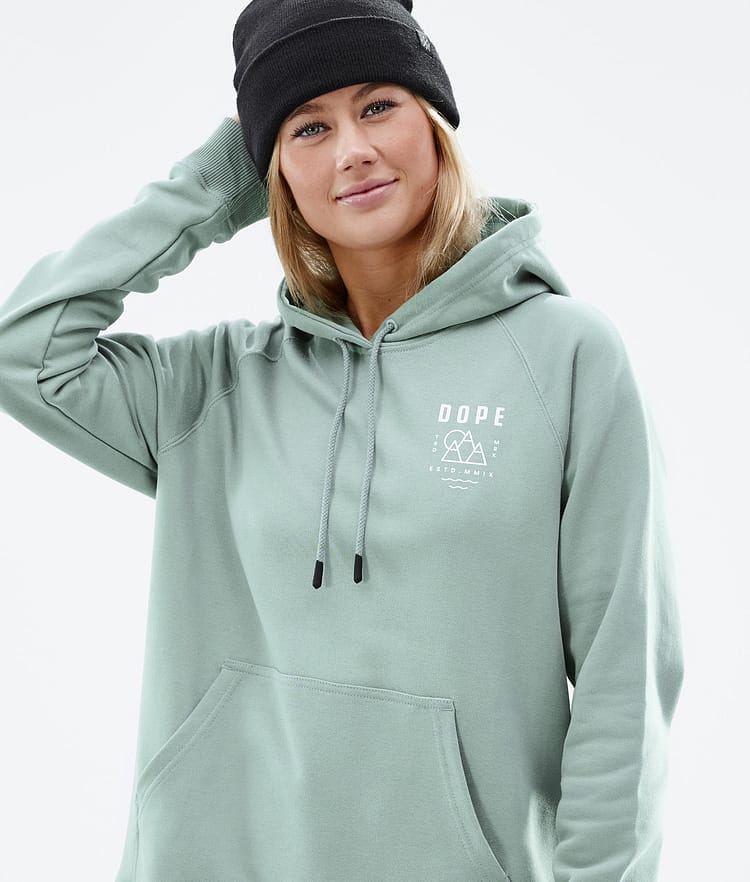 Common W 2022 Sudadera con Capucha Mujer Summit Faded Green, Imagen 3 de 6