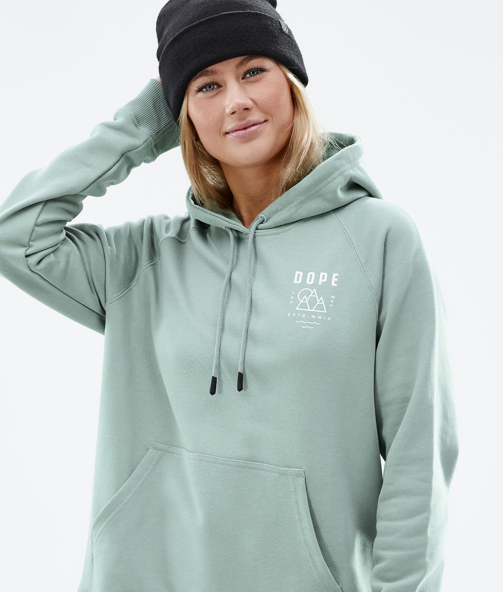 Common W 2022 Sudadera con Capucha Mujer Summit Faded Green, Imagen 3 de 6