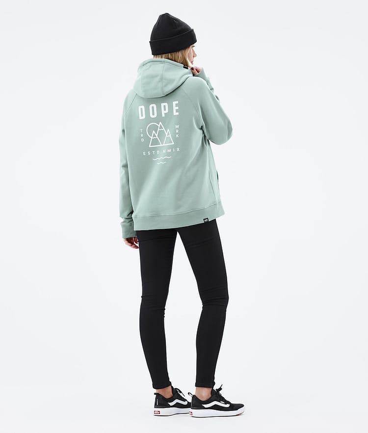 Common W 2022 Sudadera con Capucha Mujer Summit Faded Green, Imagen 4 de 6