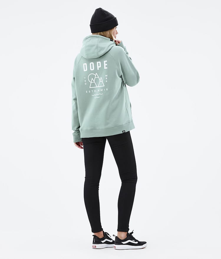 Common W 2022 Sweat à capuche Femme Summit Faded Green