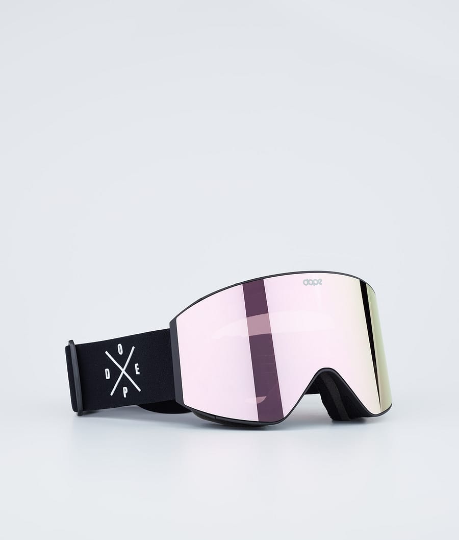 Sight Ski Goggle Black W/Black Champagne Mirror