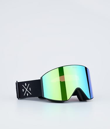 Sight 2023 Gafas de esquí Black W/Black Green Mirror