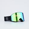 Dope Sight Ski Goggle Black W/Black Green Mirror