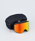 Sight 2023 Ski Goggles Black W/Black Red Mirror, Image 4 of 6