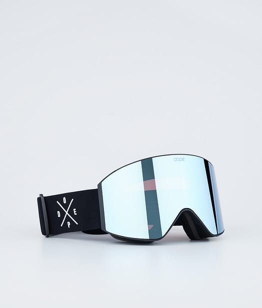 Sight Skibriller Black W/Black Blue Mirror