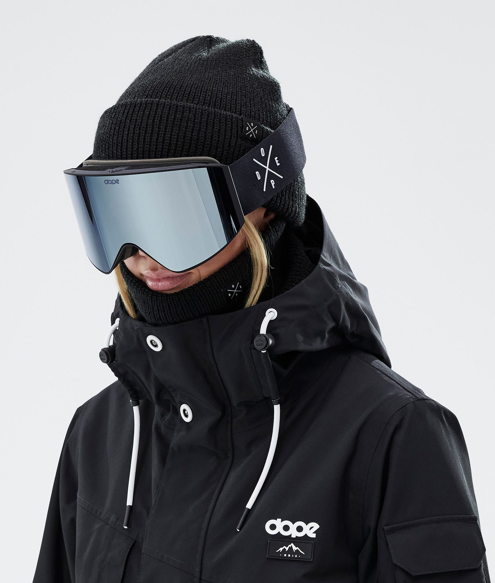Sight 2023 Ski Goggles Black W/Black Blue Mirror, Image 3 of 6