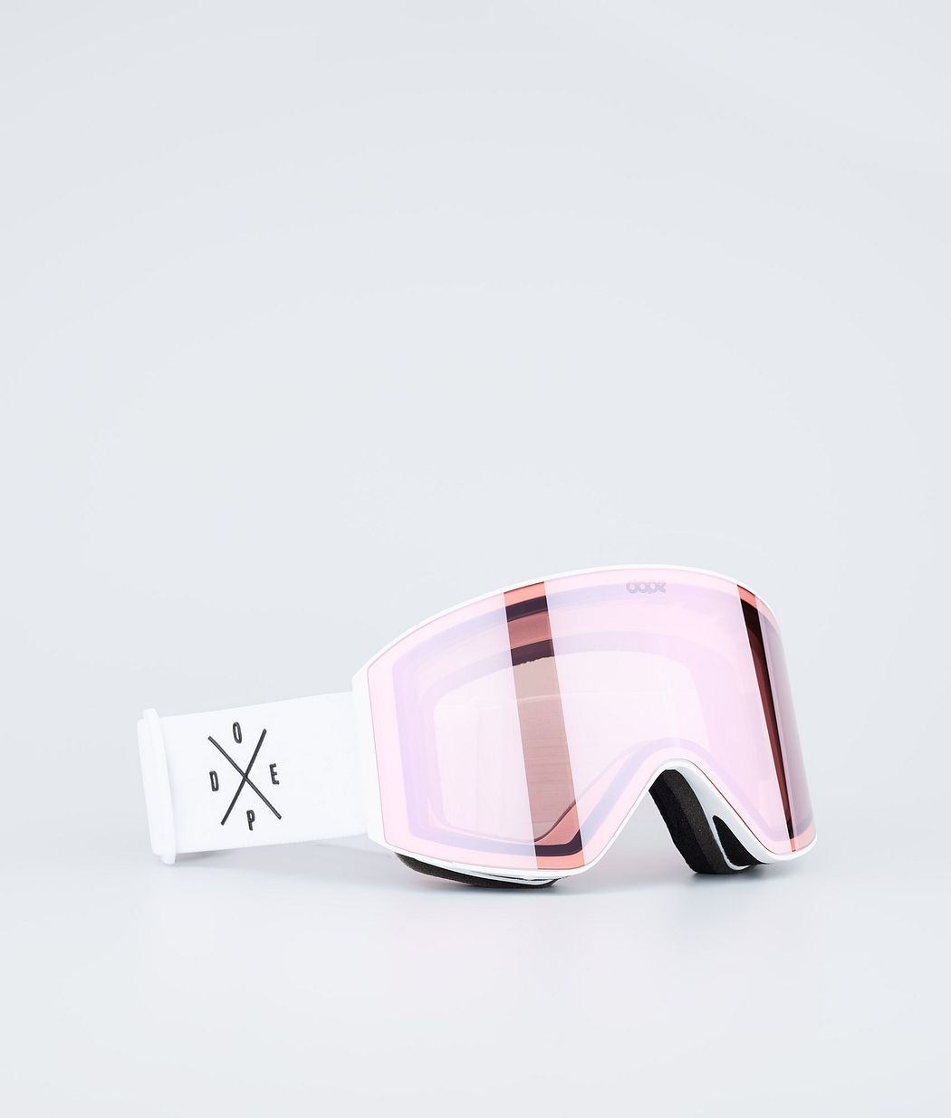 Sight スキーゴーグル White W/White Pink Mirror
