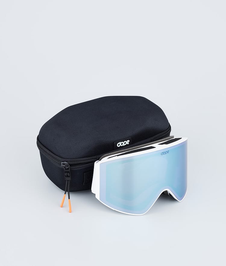 Sight Masque de ski White W/White Blue Mirror, Image 4 sur 6