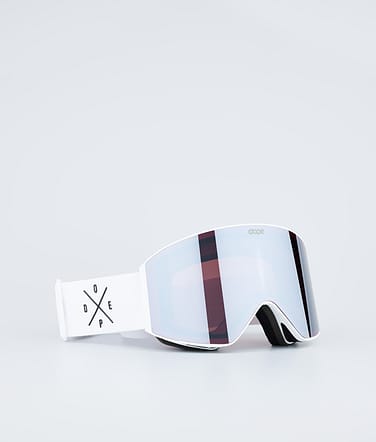 Sight Skibriller White W/White Silver Mirror