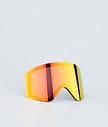 Sight Goggle Lens Ecran de remplacement pour masque de ski Homme Red Mirror