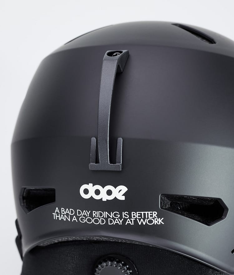 Macon 2.0 Dope Classic 2022 Ski Helmet Matte Black w/ Black Liner, Image 5 of 7