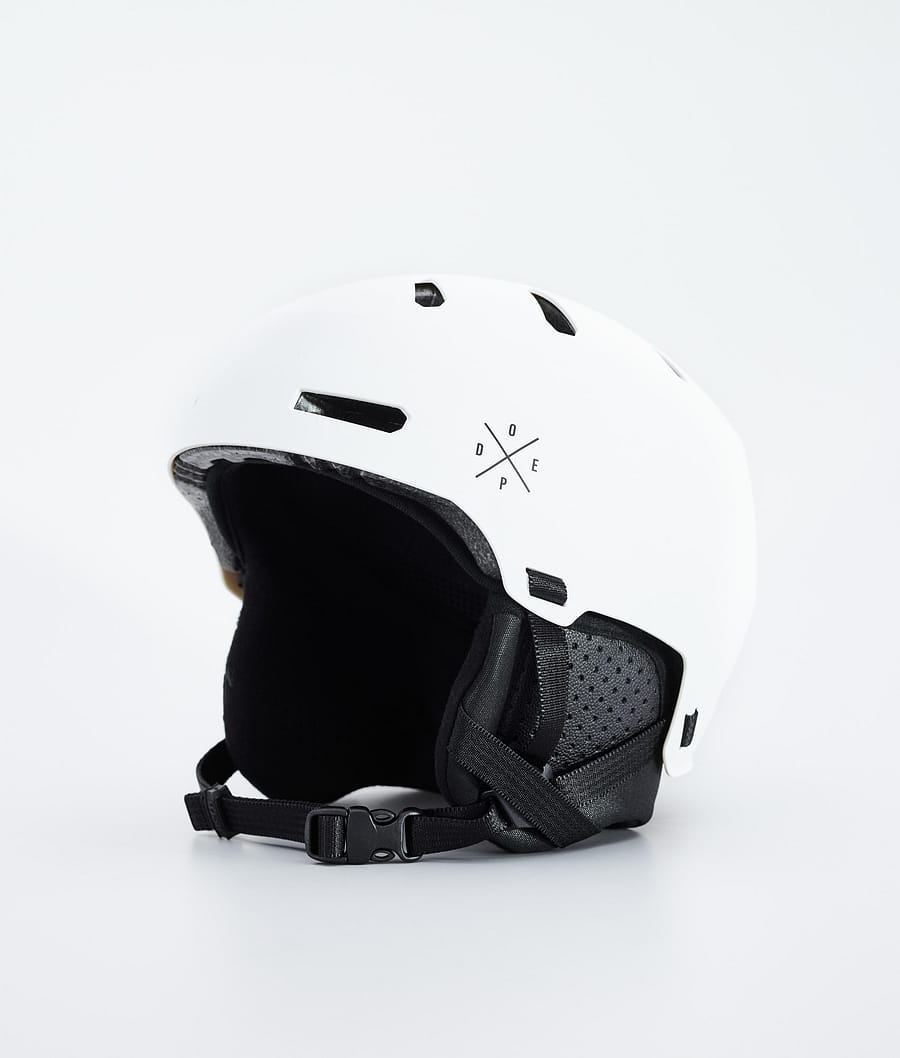 Macon 2.0 Dope X-Up Ski Helmet Matte White w/ Black Liner