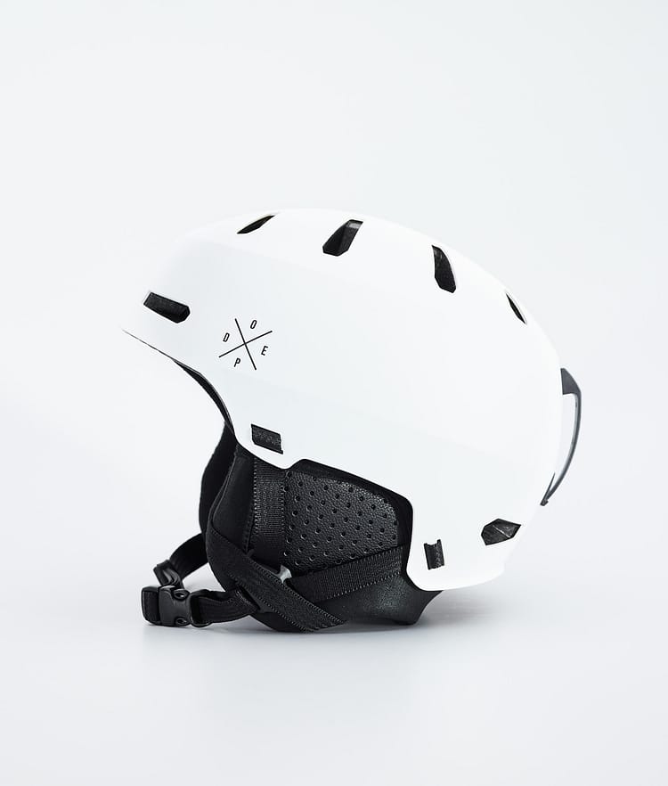 Macon 2.0 Dope X-Up 2022 Ski Helmet Matte White w/ Black Liner, Image 2 of 7